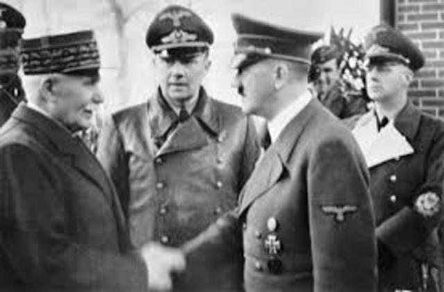 France Signs An Armistice With Nazi Germany