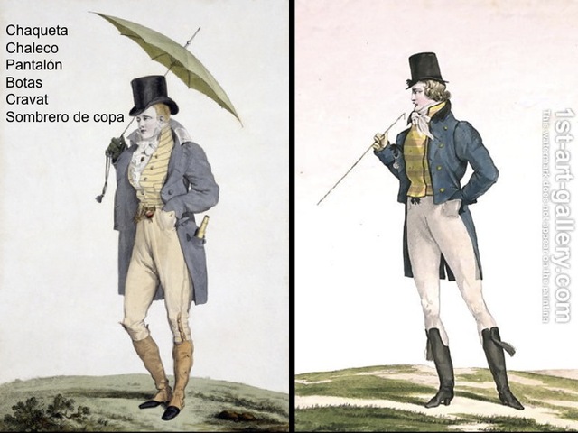 La vestimenta masculina