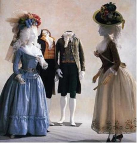 Vestimenta del Neoclasico