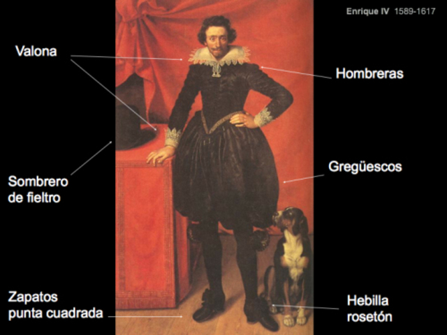 Vestimenta masculina del Barroco