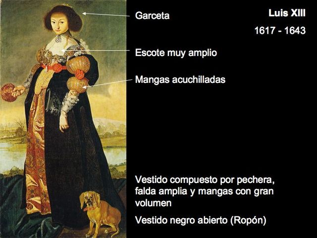 Vestimenta femenina del Barroco