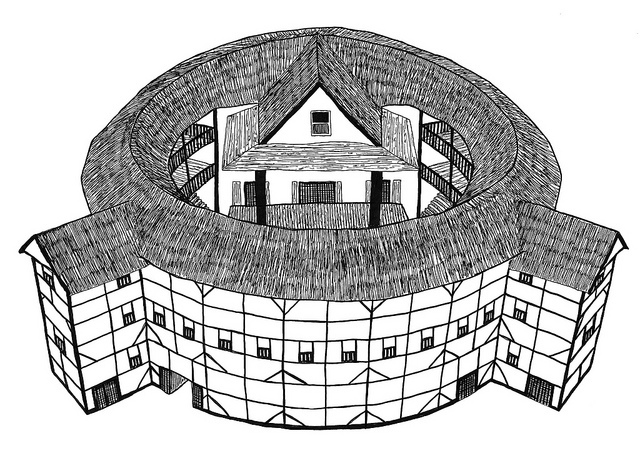 Globe Theatre burns down