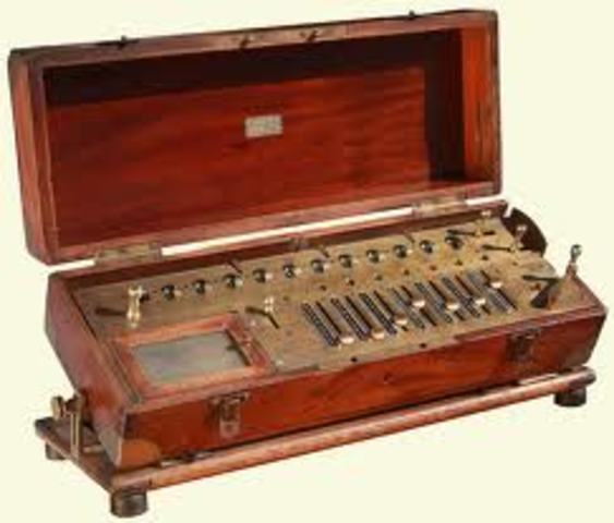 Aritmómetro. 1820-1822