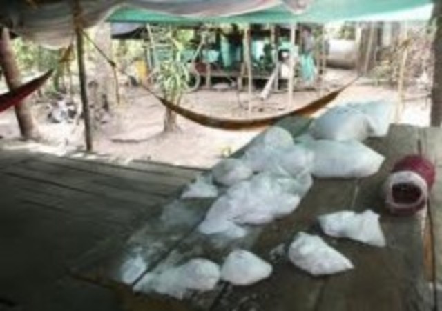 APARECE EL NARCOTRAFICO