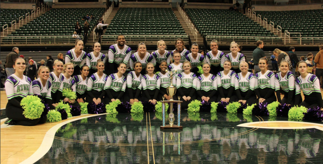 College Pom Team Wins States