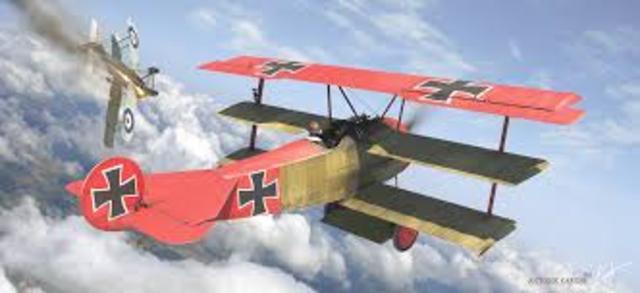 German Flying Ace shot down