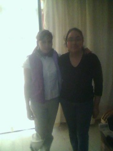 Yo en la casa de mi amiga