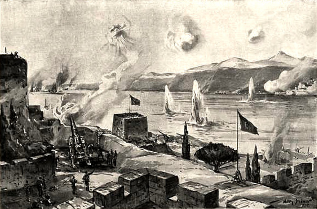 britian bombarded turkey