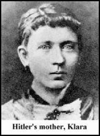 Hitlers mom dies of Breast Cancer.