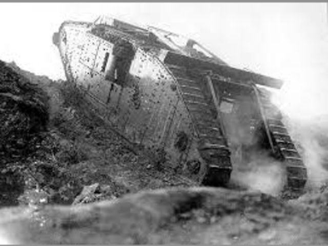 First use en masse of tanks at the Somme
