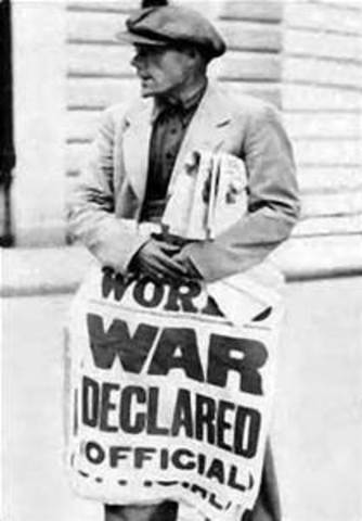 Japan declared war on Germany