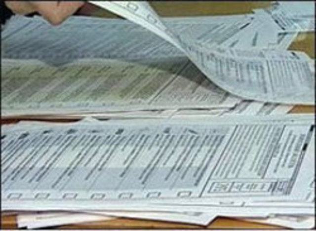 Оглашение предварительных итогов голосования