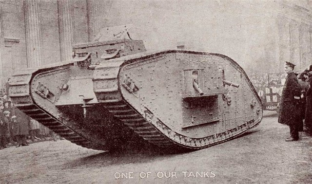Tanks on the Somme battlefields