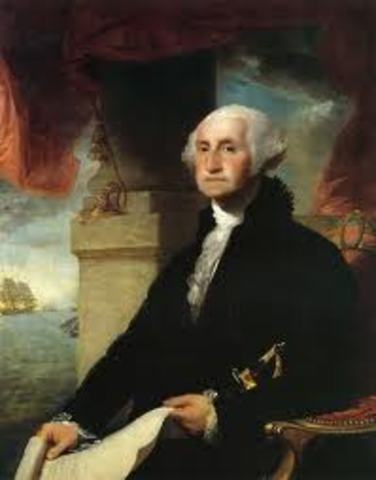 The end of the revolutionary war and the election of Washington