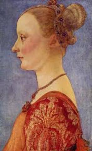RETRATO DE GIOVANNA TORNABUONI. GHIRLANDAIO.1488.