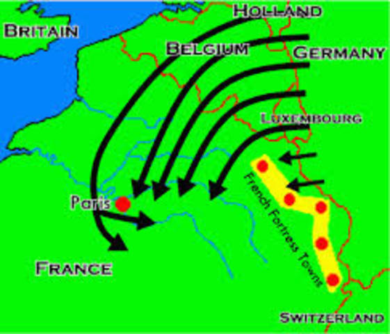 Germany invaded Belgium