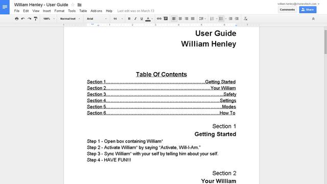 Benchmark One-User Guide Workshop