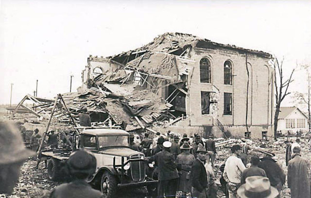 Explosion Under Rusk County School