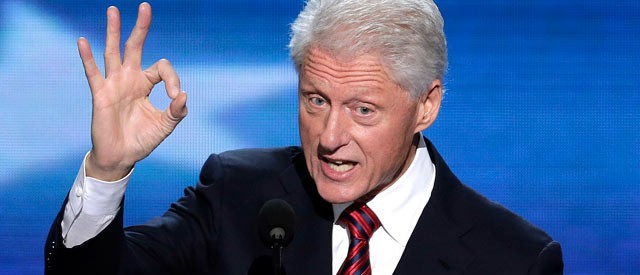 Bill Clinton with "New Economy" Boosts Opportunity