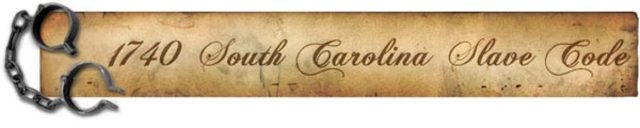 South Carolina Act of 1740