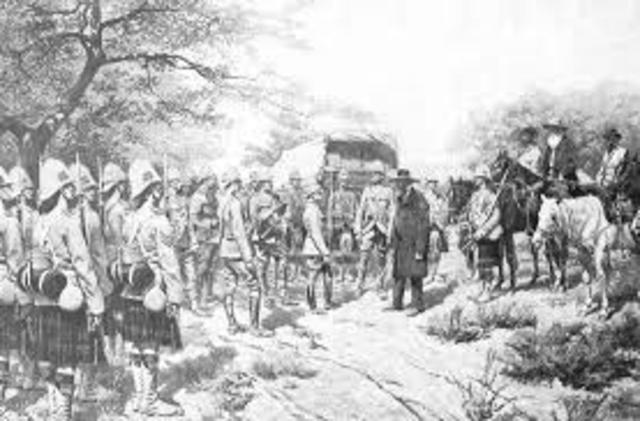 British surrender to Turkey