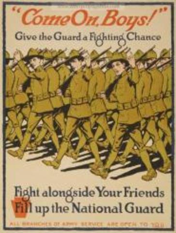 America declares war on Germany