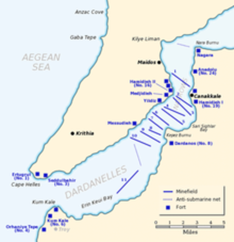 The Dardanelles Campaign begins