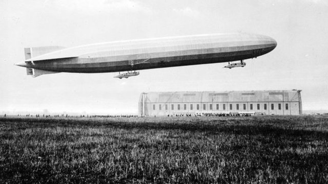 First zeppelin raid on Britain