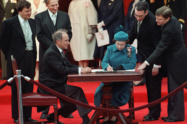 The New Constitution of Canada is Made Official