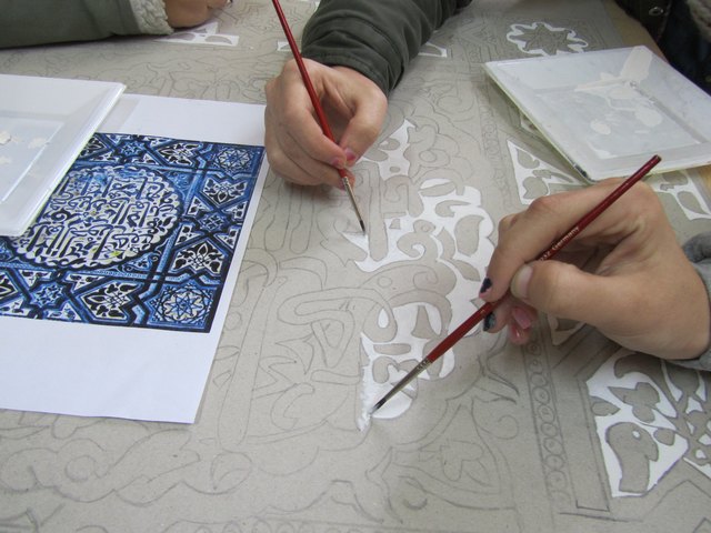 Yesería de la Alhambra