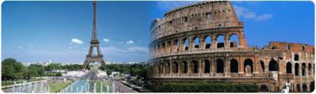 Viaje a Paris e Italia.