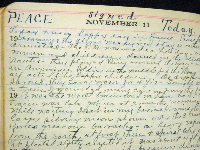 Germany signed an armistice with the Allies