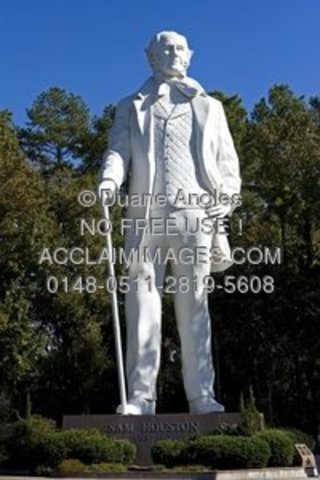 General Sam Houston becomes president of the Republic of Texas