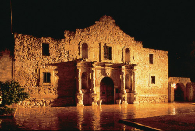 San antonio Valero (Alamo) mission is founded in Texas