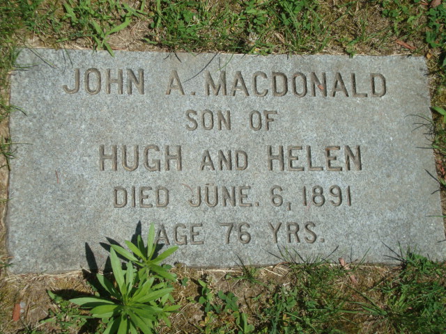 John A. Macdonald Dies