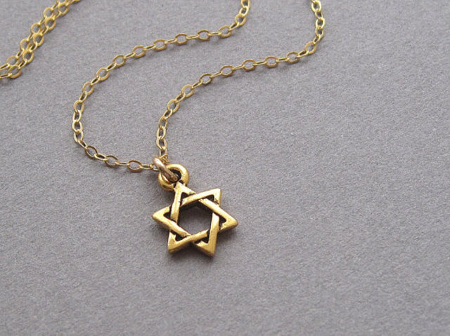 Papa fixes Ellen's necklace