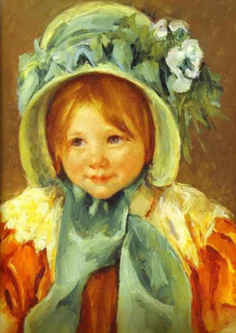 Sarah in a Green Bonnet