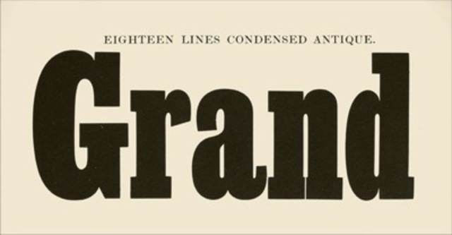 Stephenson Blake foundry, Clarendon specimen