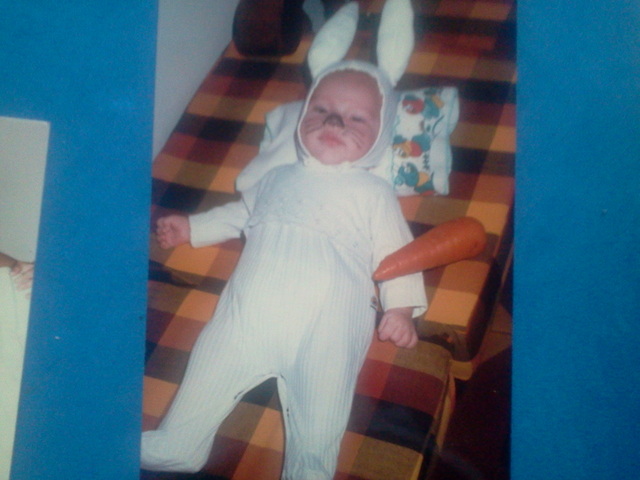 Mi primer disfraz el dia de mi primera vacuna