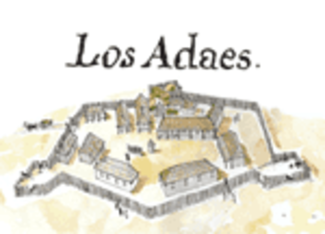 Los adaes becomes first capital in Texas