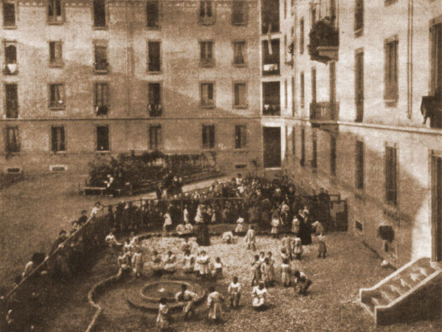 First Casa dei Bambini in San Lorenzo quarter of Rome