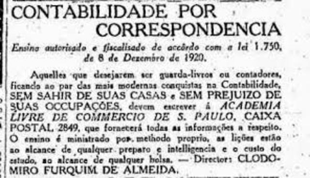 Fundação da Associação Europeia das Escolas por Correspondência