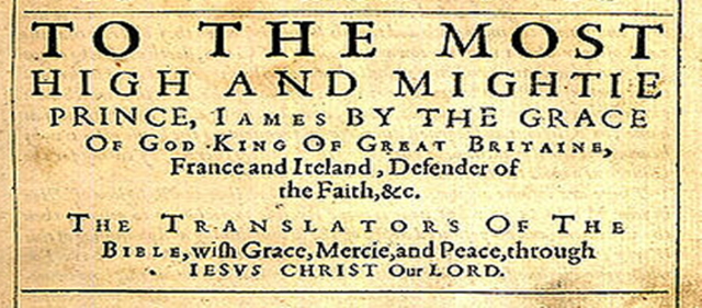 King James' VI and I Version of Bible