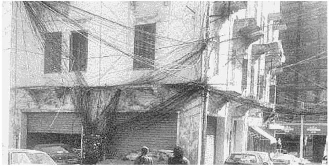 Aparición de líneas telefónicas