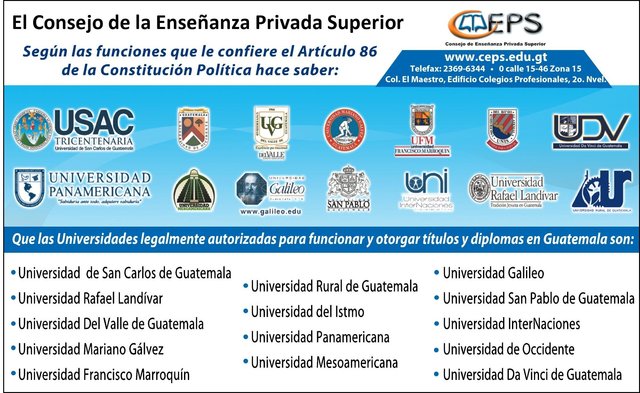 CREACIÓN DE UNIVERSIDADES PRIVADAS