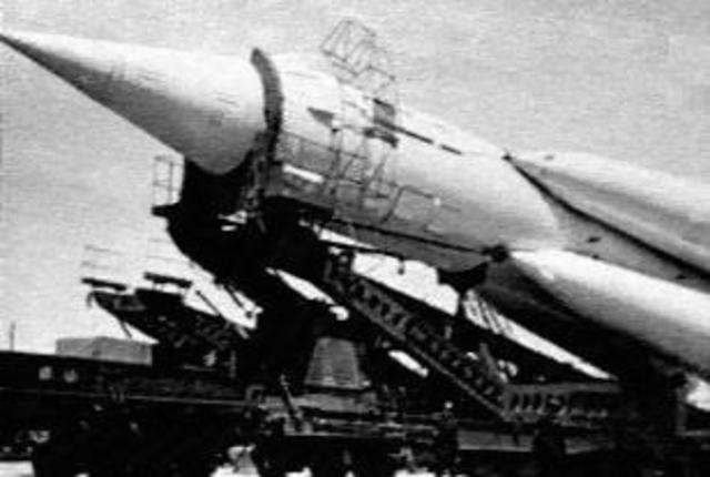 The first rocket that was sent into space