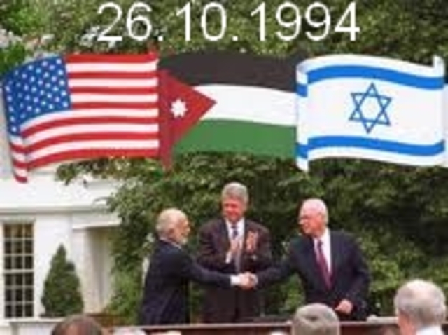 נחתם הסכם השלום בין ישראל לירדן