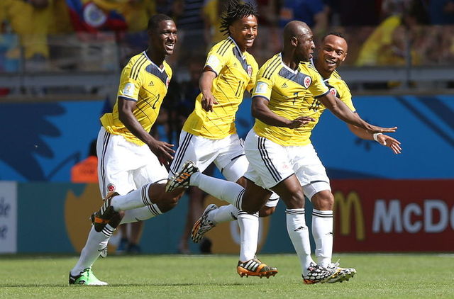 Colombia 3 vs 0 Grecia