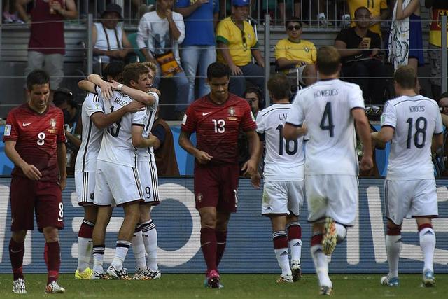 Alemania goleó a Portugal