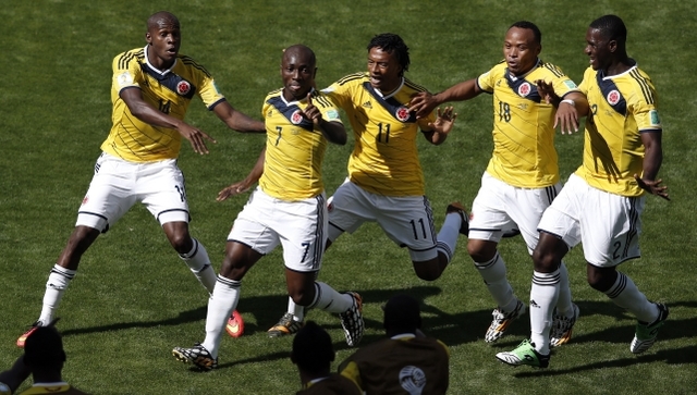 Colombia debutó con goleada